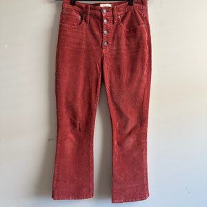 Madewell Cali Demi-Boot Corduroy Pants